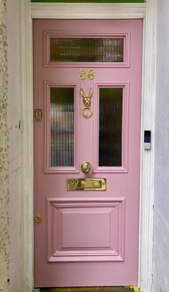 Front Door Three Coat Satin Finish